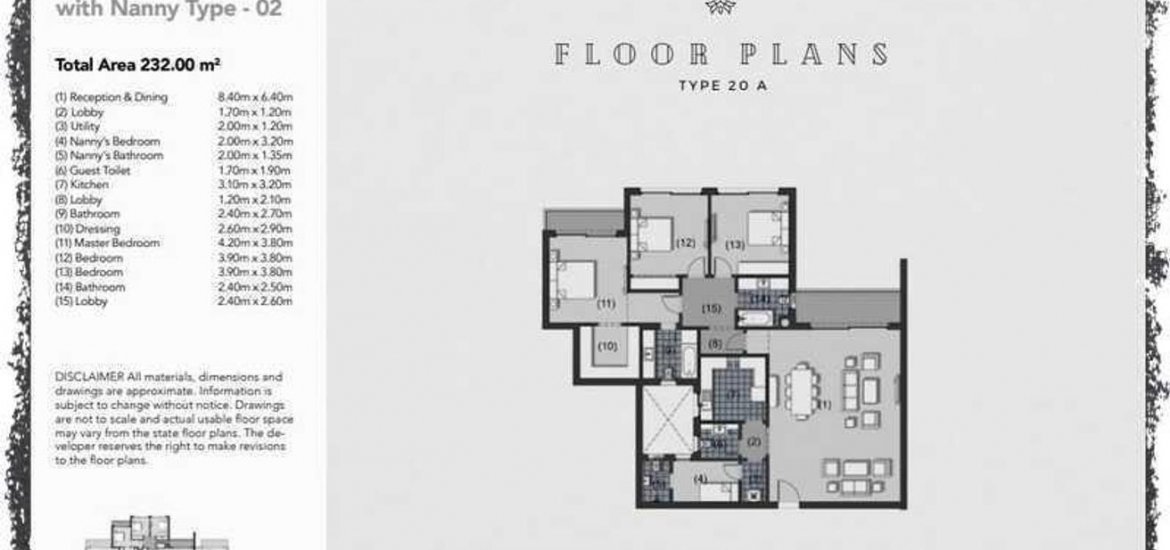 Penthouse in New Giza, 6th of October, Egypt, 3 bedrooms, 232 sq.m. No. 1228 - 11