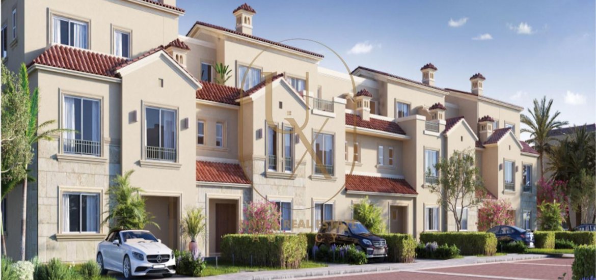 Townhouse in Hyde Park, New Cairo, Egypt, 4 bedrooms, 240 sq.m. No. 2437 - 1